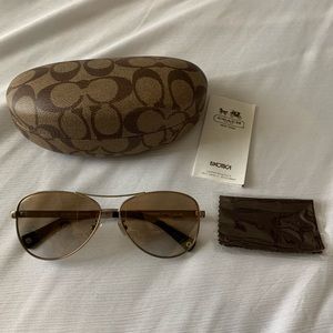 Coach Aviator Sunglasses